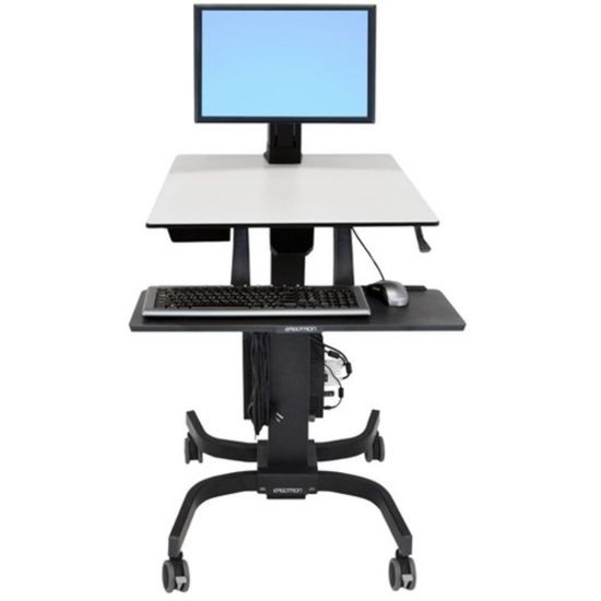 Picture of Ergotron WorkFit-C Single LD Computer Stand, Gray/Black