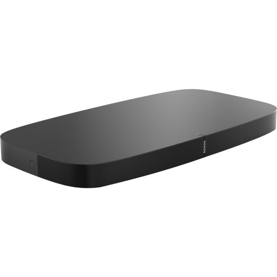 Picture of SONOS PLAYBASE PBASEUS1BLK Soundbase - Black - Tabletop - Surround Sound, Dolby Digital, Crystal Sound - Wireless LAN