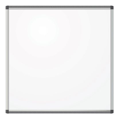 Picture of U Brands PINIT Magnetic Dry-Erase Board, 36in X 36in, Silver Aluminum Frame, Actual Size 35in X 35in (2806U00-01)