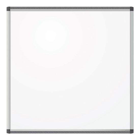 Picture of U Brands PINIT Magnetic Dry-Erase Board, 36in X 36in, Silver Aluminum Frame, Actual Size 35in X 35in (2806U00-01)