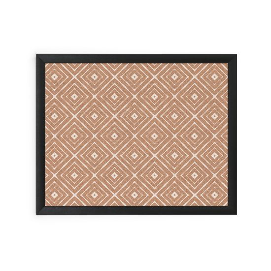 Picture of U Brands Fashion Cork Bulletin Board, 20in X 16in, Black Wood Frame (2883U00-01)