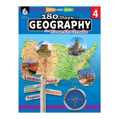 Picture of Shell Education 180 Days Of Geography, Grade 4