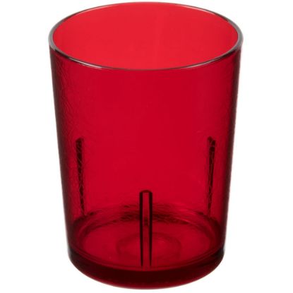 Picture of Cambro Del Mar Styrene Tumblers, 14 Oz, Ruby Red, Pack Of 36 Tumblers