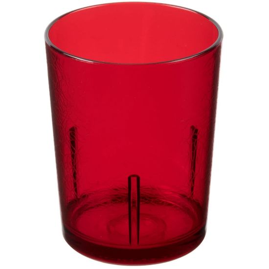 Picture of Cambro Del Mar Styrene Tumblers, 14 Oz, Ruby Red, Pack Of 36 Tumblers