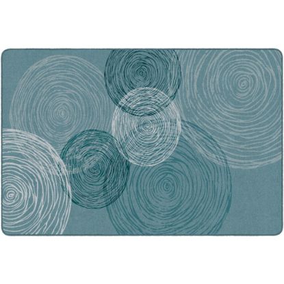 Picture of Flagship Carpets Kaleidoscope Rectangular Rug, 72in x 108in, Blue