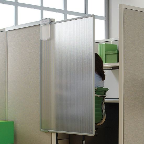 Picture of Quartet Workstation Privacy Screen, Transparent