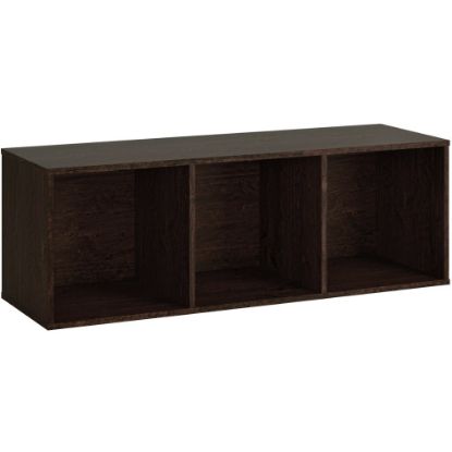 Picture of Sauder Select 36inH 3-Cube Storage Bookcase, Cinnamon Cherry