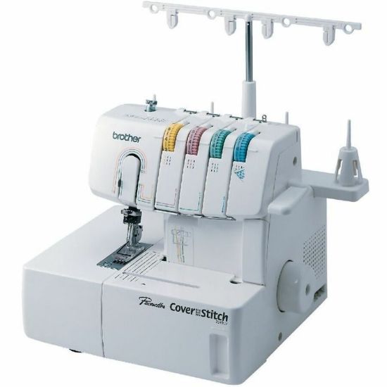 Picture of Brother Coverstitch Serger, 2340CV, Sturdy Metal Frame, 1,100 Stitches Per Minute, Trim Trap, Included Snap-on Presser Feet - 2/3/4 Thread cover stitch