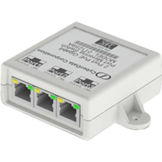 Picture of CyberData 3-Port USB Gigabit Port Mirroring Switch - 3 Ports - 10/100/1000Base-T - 2 Layer Supported - Desktop - 2 Year Limited Warranty