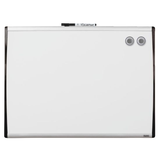 Picture of Quartet Magnetic Dry-Erase Whiteboard, 17in x 23in, Steel Frame With Black/Silver Finish