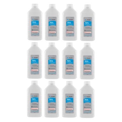 Picture of Swan 70% Isopropyl Rubbing Alcohol, 16 Oz Bottle, Case Of 12