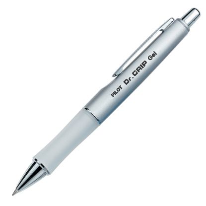 Picture of Pilot Dr. Grip LTD Gel Rollerball Pen, Fine Point, 0.7 mm, Platinum Barrel, Black Ink