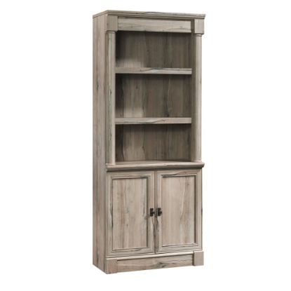 Picture of Sauder Palladia 72inH 5-Shelf Library Bookcase, Split Oak