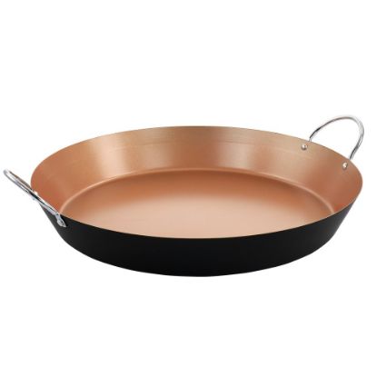 Picture of Oster Stonefire Carbon Steel Non-Stick Paella Pan, 16in, Copper