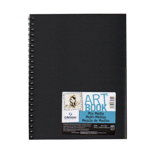 Picture of Canson Art Book All-Media Watercolor Sketchbook, 9in x 12in, 40 Sheets