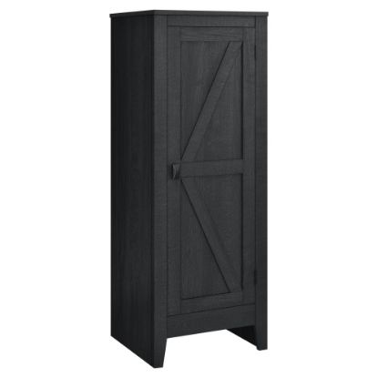 Picture of Ameriwood Home Farmington Storage Cabinet, 47-13/16inH x 17-1/4inW x 15-13/16inD, Black