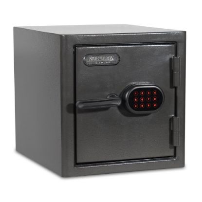 Picture of Sanctuary Diamond Digital Home/Office Safe, 1.32 Cu. Ft., Dark Grey Hammertone