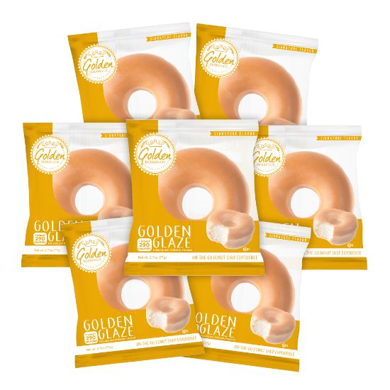 Picture of Golden Dough & Co. Glazed Donuts, 2.7 Oz, Pack Of 7 Donuts