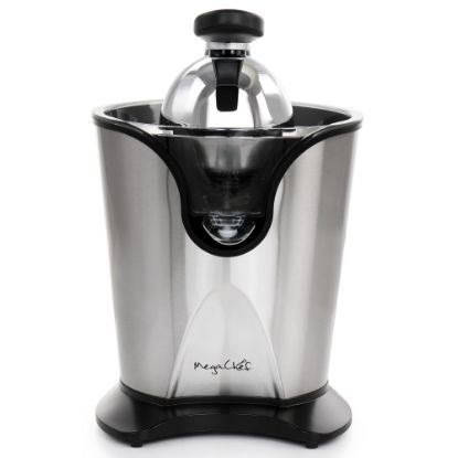 Picture of MegaChef Stainless Steel Electric Citrus Juicer, 11-5/8inH x 7-1/2inW x 12inD, Black