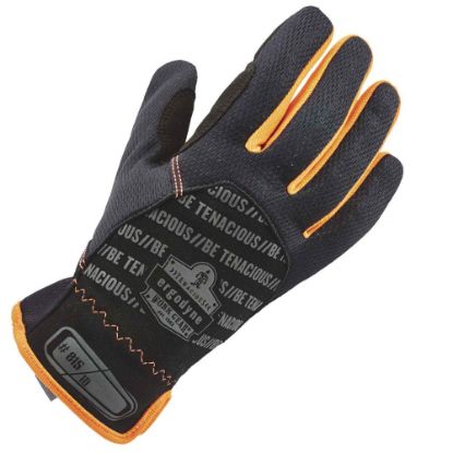 Picture of Ergodyne ProFlex 815 QuickCuff Utility Gloves, Medium, Black