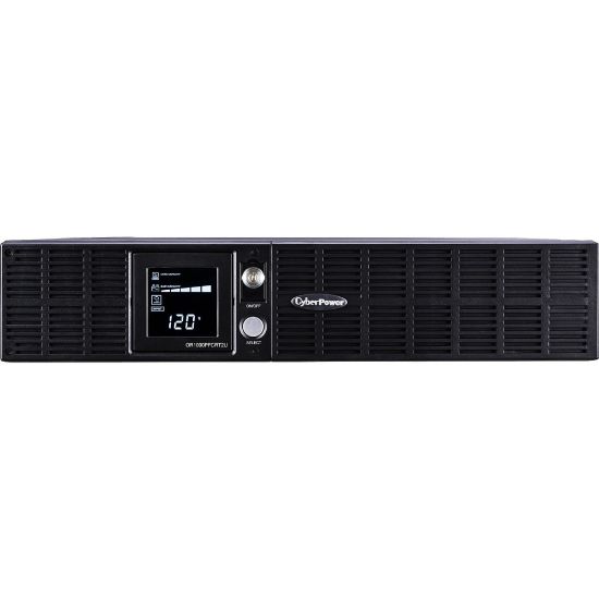 Picture of CyberPower OR1000PFCRT2U PFC Sinewave UPS Systems - 1000VA/700W, 120 VAC, NEMA 5-15P, 2U, Rack / Tower, Sine Wave, 8 Outlets, LCD, PowerPanel Business, $300000 CEG, 3YR Warranty