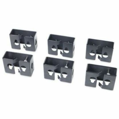 Picture of APC Cable Containment Brackets, 4.4inH x 3.1inW x 1.8inD, Black