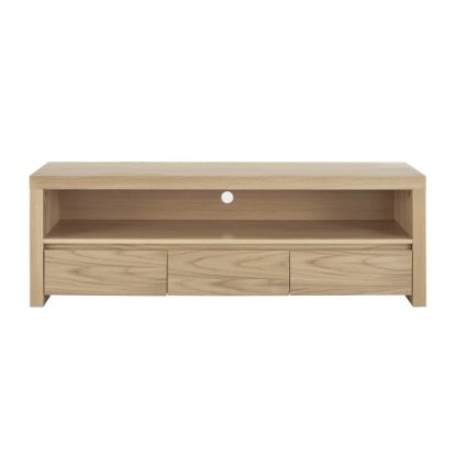 Picture of Eurostyle Bryant Media Stand, 19-1/2inH x 59inW x 15-1/2inD, Oak