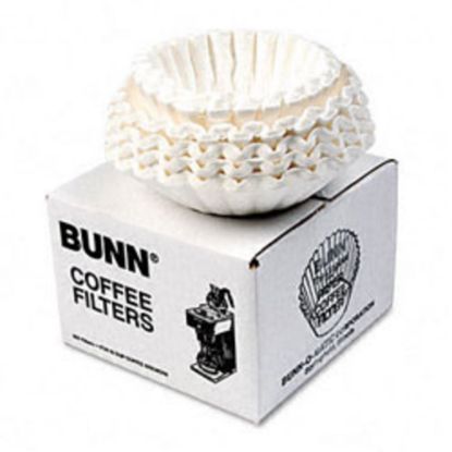 Picture of BUNN Flat Bottom Coffee Filters, 12-Cup Size, 250 Filters/Pack