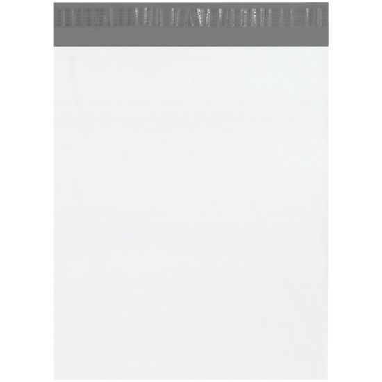 Picture of Partners Brand 24in x 36in Poly Mailers With Tear Strips, White, Case Of 200 Mailers