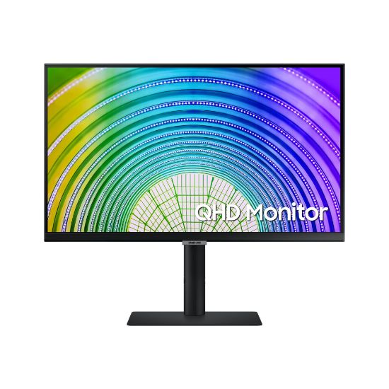 Picture of Samsung S27A600UUN - S60UA Series - LED monitor - 27in - 2560 x 1440 QHD @ 75 Hz - IPS - 300 cd/m2 - 1000:1 - HDR10 - 5 ms - HDMI, DisplayPort, USB-C - black