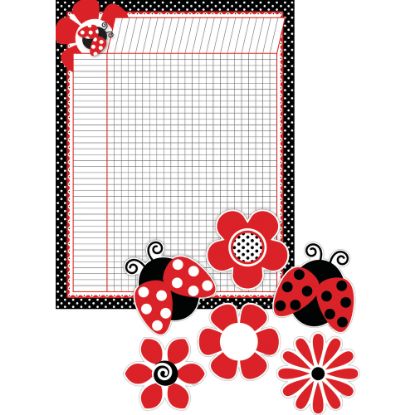 Picture of Barker Creek Chart And Accent Set, 5 1/2in x 22in, Just Dotty