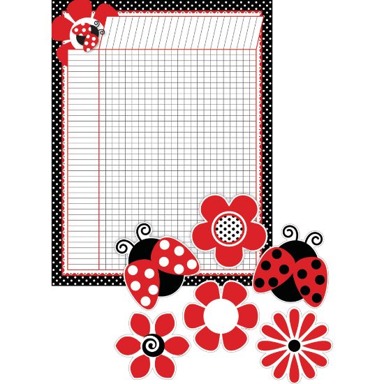 Picture of Barker Creek Chart And Accent Set, 5 1/2in x 22in, Just Dotty