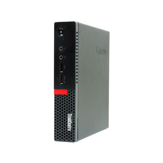 Picture of Lenovo ThinkCentre M710q-Tiny Refurbished Desktop PC, Intel Core i5, 16GB Memory, 256GB Solid State Drive, Windows 10, J1-M710QMA06