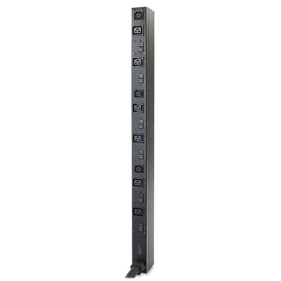 Picture of APC Basic Rack PDU for Blade Servers 10-Outlets - Basic - CS8365C - 3 x IEC 60320 C13, 6 x IEC 60320 C19 - 230 V AC - 14.40 kW - 0U - Vertical - Rack-mountable