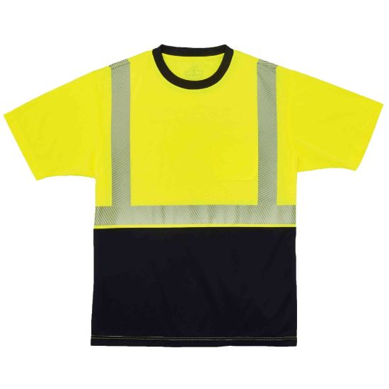 Picture of Ergodyne GloWear 8280BK Type R Class 2 Performance T-Shirt, X-Large, Lime