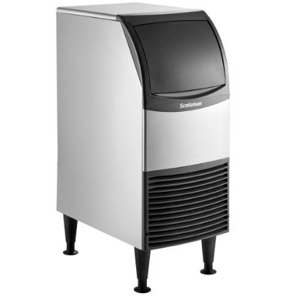 Picture of Hoffman Scotsman Air Cooled Undercounter Ice Machine, Medium Cube, 58 Lb, 38inH x 15inW x 24inD, Silver