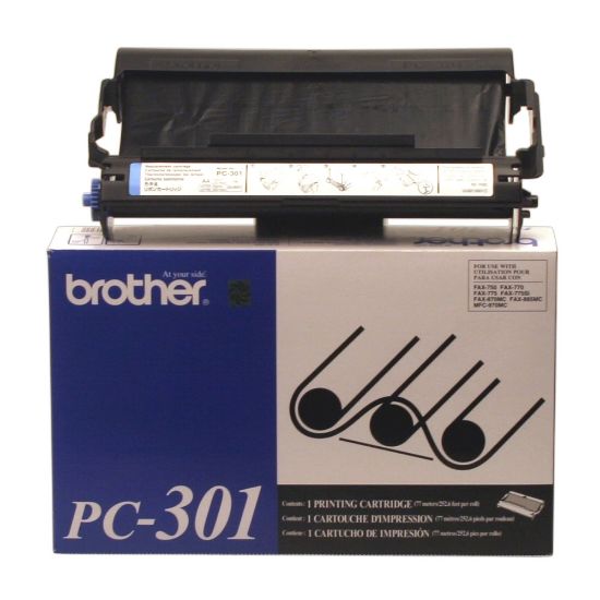 Picture of Brother PC-301, Black Print Cartridges, Pack Of 2