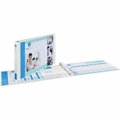 Picture of Avery Heavy-Duty 3-Ring Binder With Locking One-Touch EZD Rings, 3in Slant Rings, White