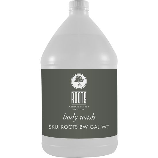 Picture of Hotel Emporium Bulk Body Wash, 1 Gallon, Roots Aromatherapy White Tea, Case Of 4 Bottles