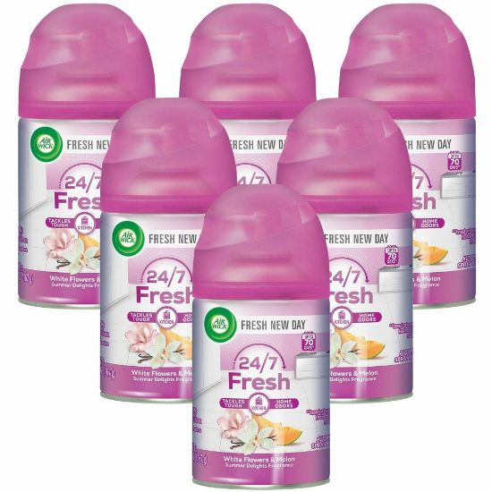 Picture of Air Wick Life Scents Freshmatic Automatic Spray Refill, 6.17 Oz, Summer Delights, Carton Of 6