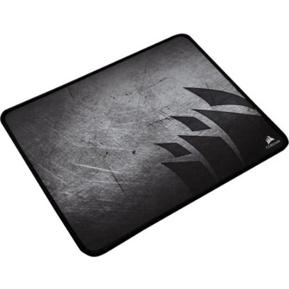 Picture of Corsair MM300 Anti-Fray Cloth Mouse Mat - Medium Edition - Textile-weaved - 0.12in x 14.17in x 11.81in Dimension - Black - Cloth, Rubber - Fray Resistant, Slip Resistant