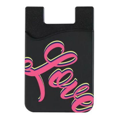 Picture of OTM Essentials Mobile Phone Wallet Sleeve, 3.5inH x 2.3inW x 0.1inD, Neon Love, OP-TI-Z127A