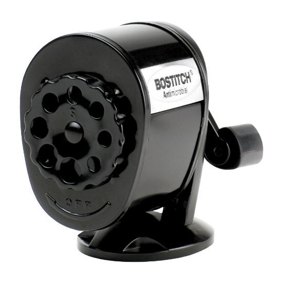 Picture of Bostitch Metal Manual Pencil Sharpener With Antimicrobial Protection