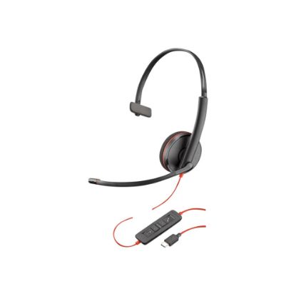 Picture of Plantronics Blackwire C3210 USB Headset, Black