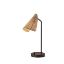 Picture of Adesso Cove Desk Lamp, 20-1/4in, Natural Rattan Shade/Black Base