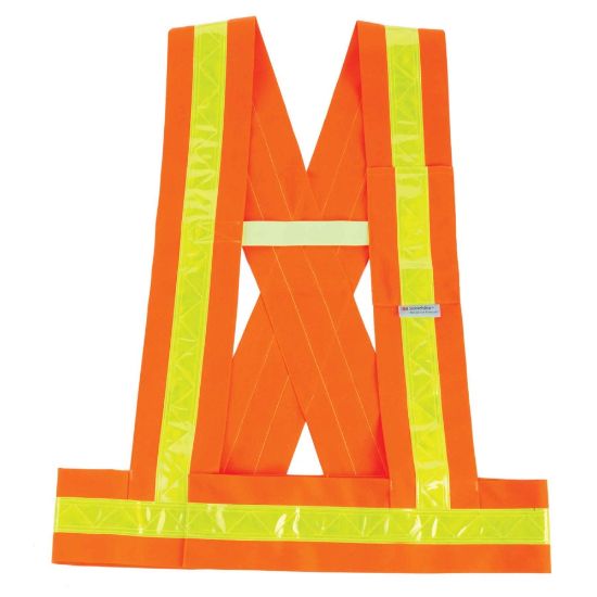 Picture of Ergodyne GloWear Safety Vest, Breakaway Sash, Type-O Class 1, X-Large/XX-Large, Orange, 8140BA