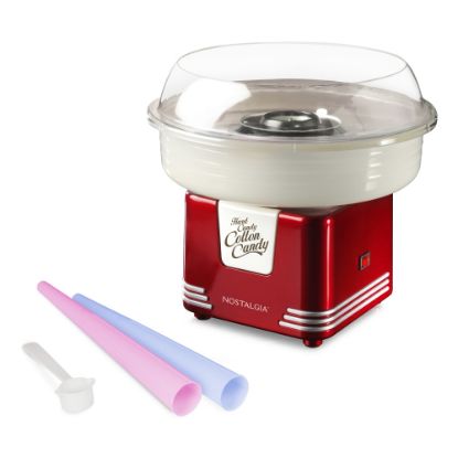 Picture of Nostalgia Electrics Retro Hard Candy Cotton Candy Maker, Red