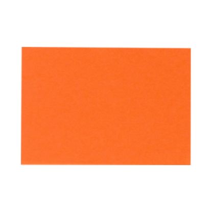 Picture of LUX Flat Cards, A9, 5 1/2in x 8 1/2in, Mandarin Orange, Pack Of 50