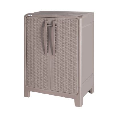 Picture of Inval Medium 29inW Storage Cabinet, Taupe