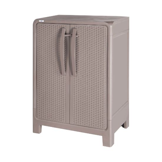 Picture of Inval Medium 29inW Storage Cabinet, Taupe